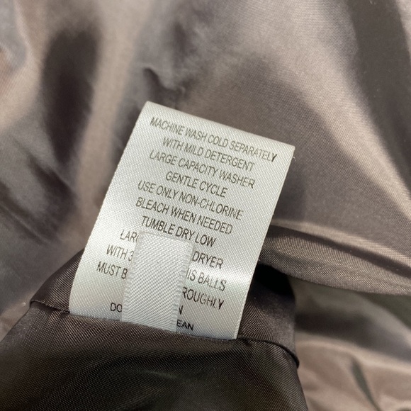 Calvin Klein Brown Puffy Down Hooded Parka Jacket Size XL - Picture 9 of 11